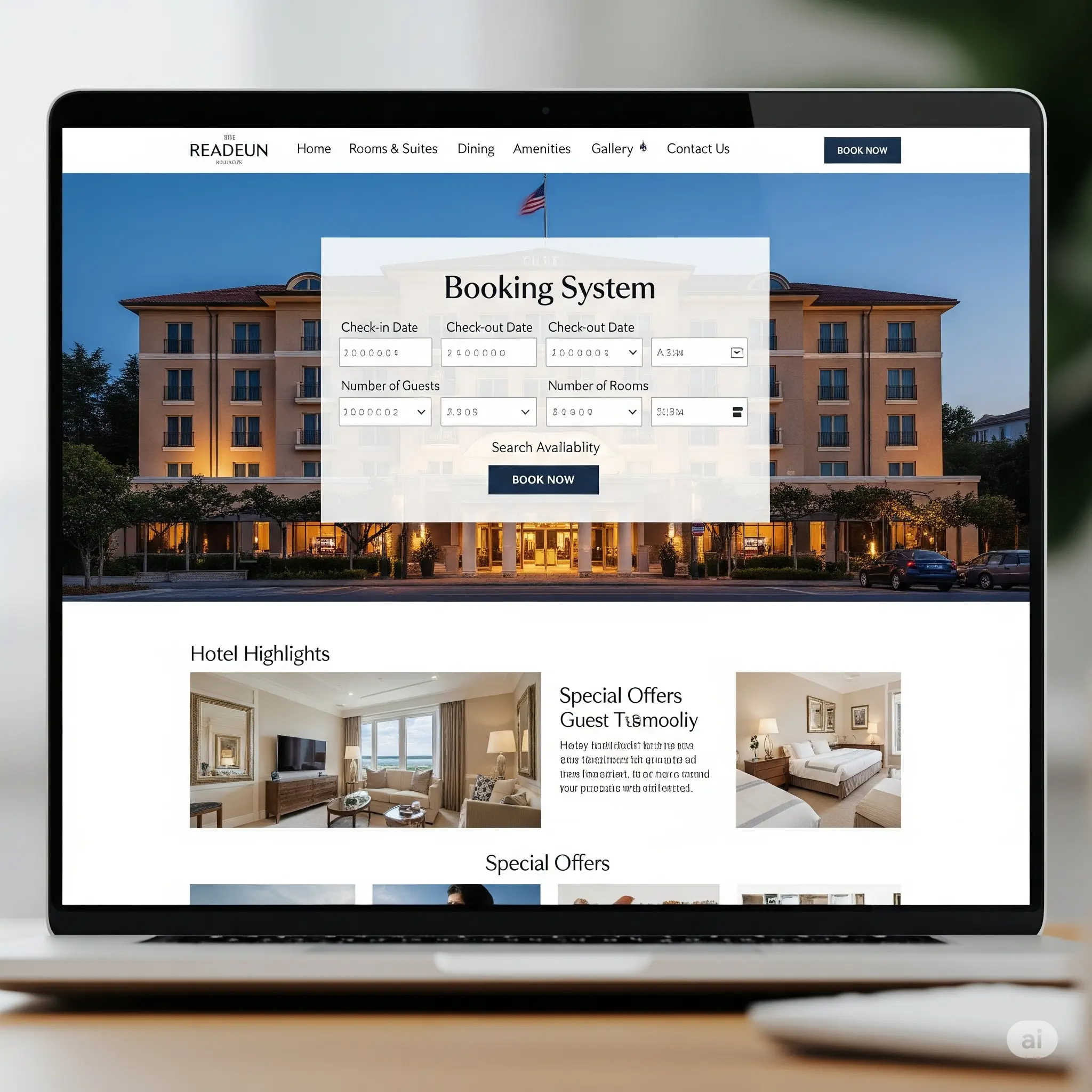 Hotel Website Design